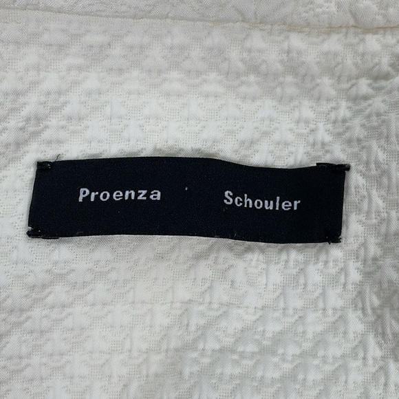 Proenza Schouler Textured Double Breasted Sleeveless Blazer Dress Sz 2 - Picture 6 of 15